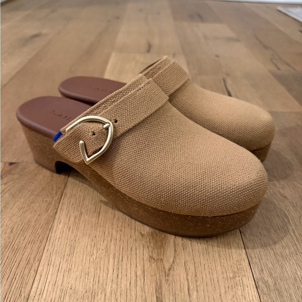 Rothy's The Classic Clog Shoe Butternut Size 8.5 Brown Tan